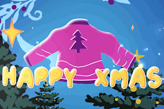 make holiday christmas intro video