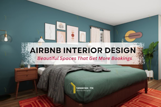 interior design your airbnb with shopping list