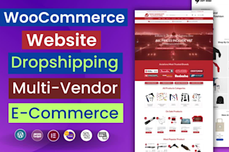 design wordpress ecommerce website woocommerce website woocommerce online store