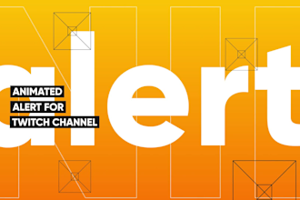 create custom animated alert for your twitch channel