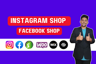 set up facebook shop and instagram shop, meta business suite