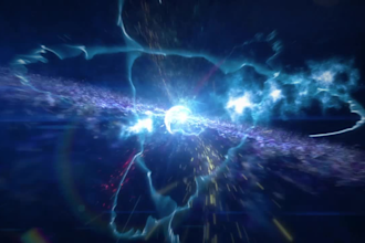 create galaxy universe logo intro animation video