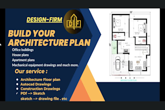 draw autocad 2d floor plan and 3d floor plan rendering
