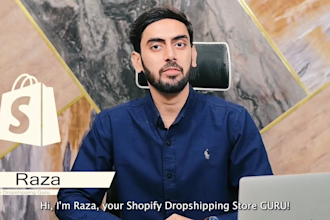 design professional shopify dropshipping store and shopify website