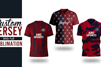 do custom sportswear and sublimation jersey design