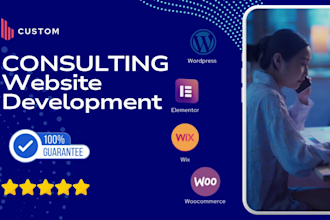 build wordpress consultant website , consulting website