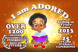 make visually awesome childrens book story illustrations