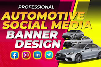 create custom car dealership social media ad design