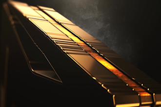 create 3d metal gold or silver logo reveal