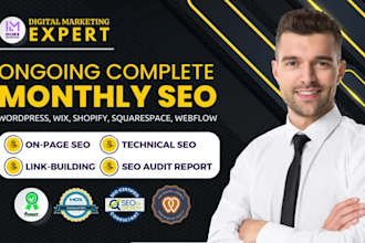 be complete monthly off page SEO expert manager for google ranking