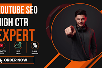write SEO optimized youtube titles, descriptions, and tags