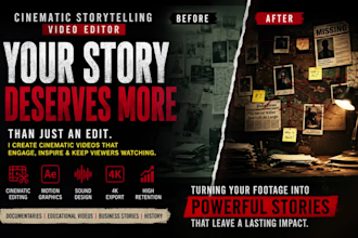 create cinematic horror storytelling videos for youtube