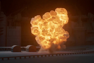 do vfx fire explosion, smoke effects, vfx compositing, gun shot