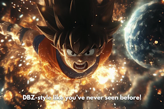 create custom dragon ball z anime characters and illustrations