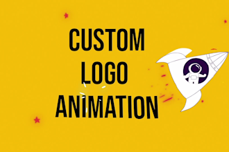 create custom logo animation or youtube intro outro videos
