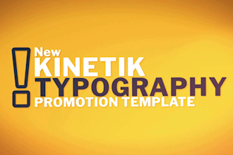 create custom kinetic typography explainer video in 24 hours