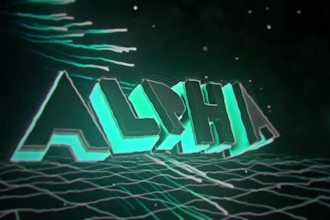 create high quality 3d text youtube gaming intro