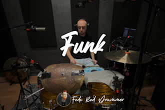 be your pro drummer for funk and disco drum recordings