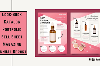 design lookbook, catalog, portfolio, line sheet, proposal on canva