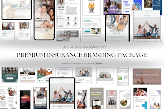 create your insurance custom logo and branding kit