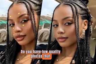 sharpen, unblur, deblur and improve quality photo