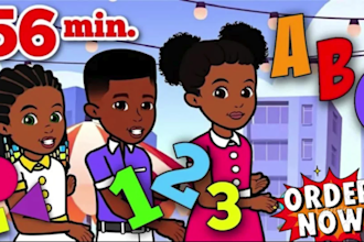 create fast educational kids learning videos for youtube animation for kids
