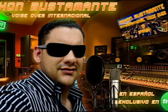 record voice over talent professional in spanish