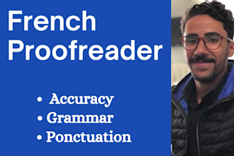 proofread your french writings