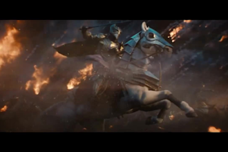 create vfx horror, fire effect, cgi integration, blood effect, scary, 3d monster