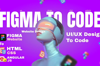 convert your figma design to clean HTML CSS js angular code