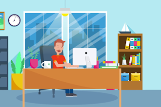 create a 2d explainer animated video