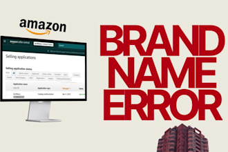 fix amazon brand name errors, update title, and resolve variation listing