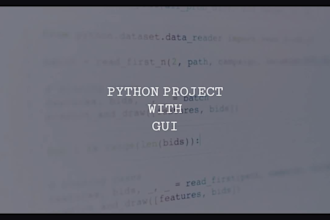 develop your python project, script, task, and bot with gui