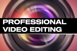 video edit, color correct, grade, and add background music