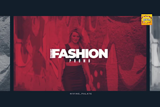 create modern fashion promo video