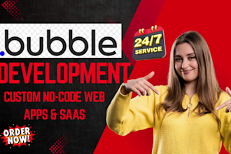 be bubble developer for bubble app, bubble website mvp