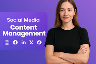 be your social media content manager