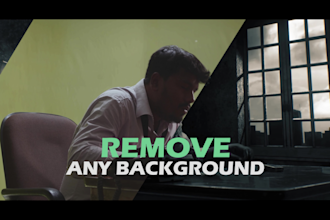 remove and replace any background for you