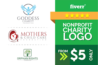 design professional nonprofit charity organization logo