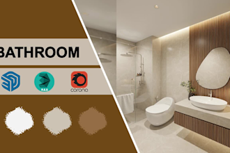 design a modern and functional bathroom space for your home