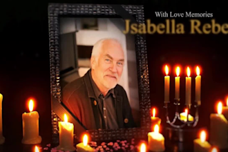 create a funeral photo slideshow, memorial video in 24 hours