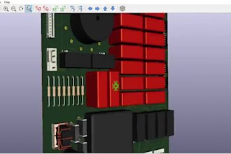 design pcb in kicad, eaglecad or any pcb design software