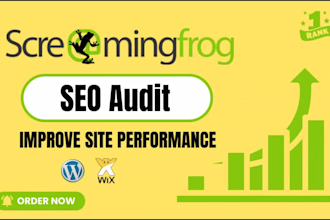 do screaming frog SEO audit and fix technical errors