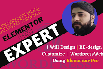 be your elementor expert for elementor website using elementor pro