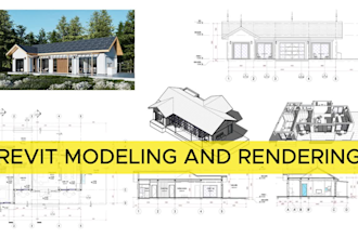 convert point cloud data to revit model and 3d rendering