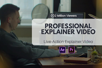 make a live action explainer video