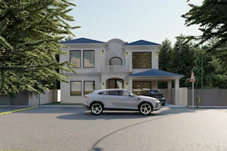 create 3d architecture render exterior and interior design