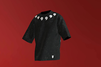 do 3d walking t shirt hoodie mockup animation for you