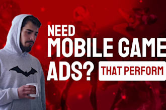 create mobile game ad creatives, gameplay trailer videos