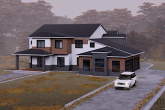 do 3d architectural, walkthrough rendering and animations